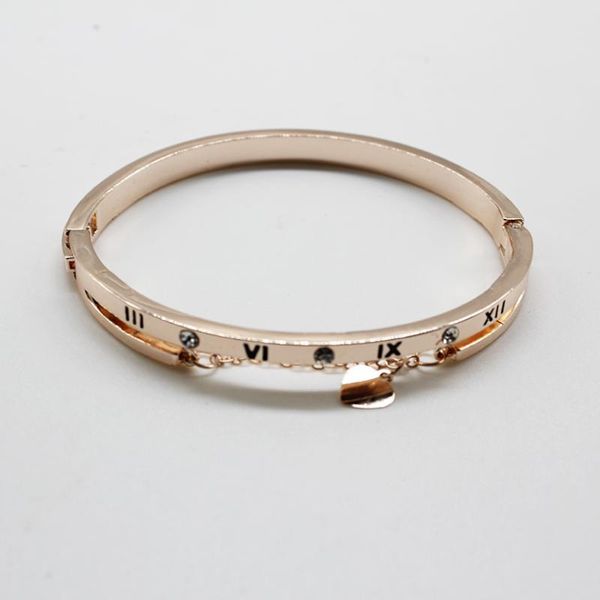 

crystal bracelets & bangles fashion woman stainless steel cuff bracelets love heart lady wedding party jewelry gift, Black