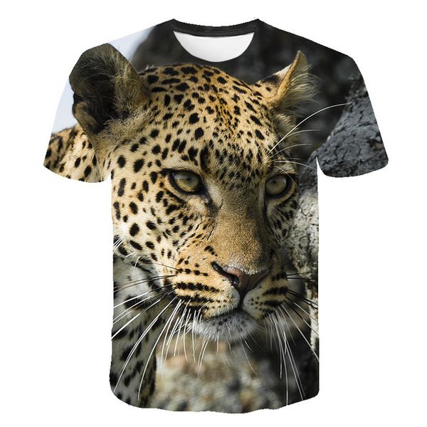 

animal fiercely tiger o collar dizziness 3d print shirts oversized horror harajuku men clothing