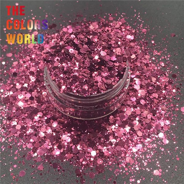 

nail glitter tct-278 hexagon shape metallic regular color nails art decoration face body paint makeup festival handwork, Silver;gold