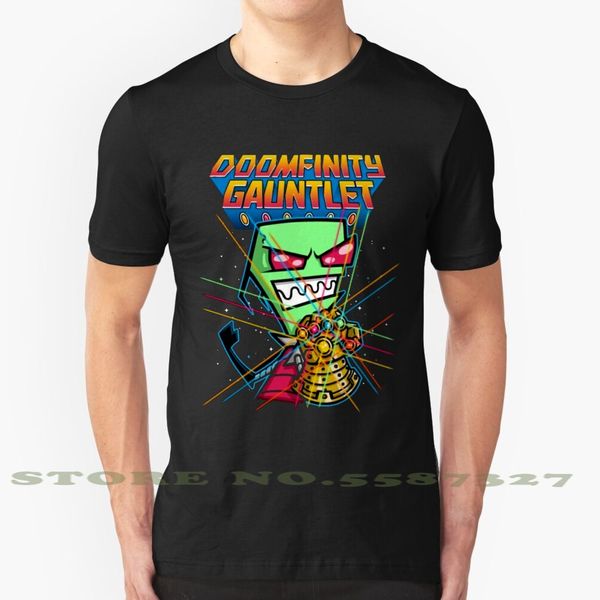 

invader zim doomfinity gaunlet fashion vintage tshirt t shirts invader zim infinity gauntlet gir superhero gems gaunlet hero