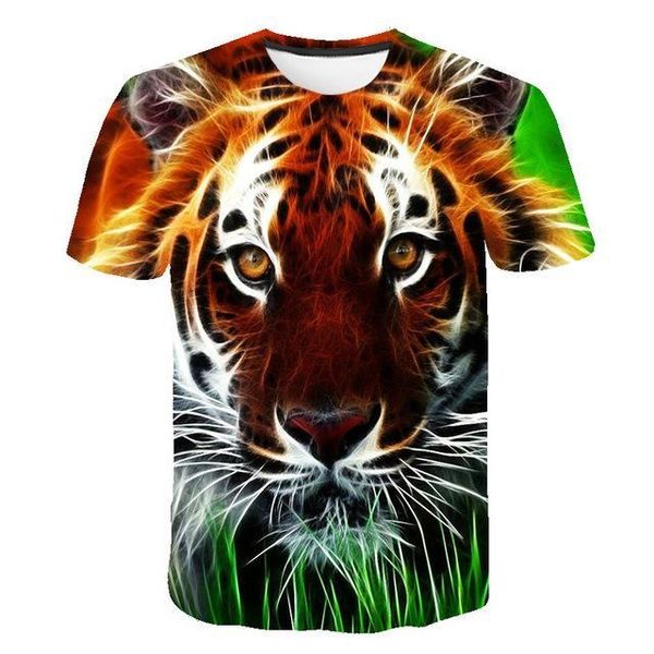

animal cool summer running male male 3d print shirts horror anime humor men clothing