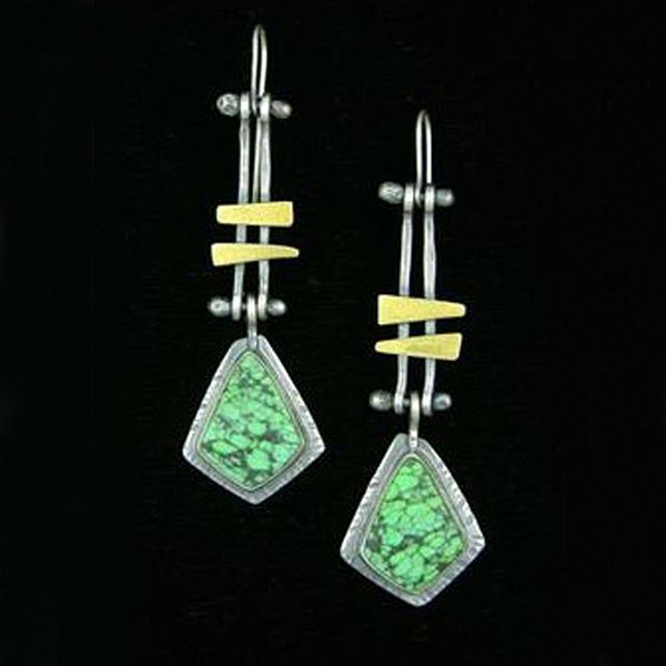 

vintage green earring silver color dangle earrings for women jewelry wedding statement brincos engagement drop earings o3d266