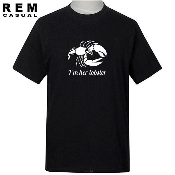 

handsome lobster cotton tees men short sleeve t shirt tee plus fashion fitness plus size xs-xxl