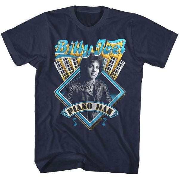 

billy joel piano man album cover art mens t shirt 80s pop rock tour music merch birthday gift tee shirt