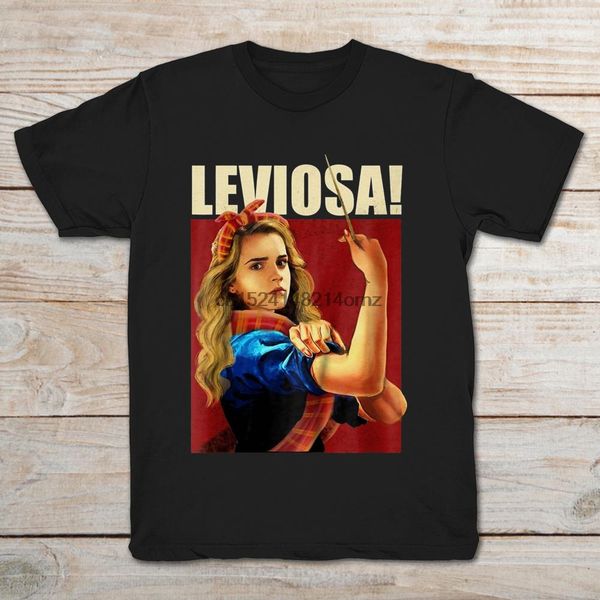 

brand hermione wingardium leviosa t-shirt men short sleeve t-shirt