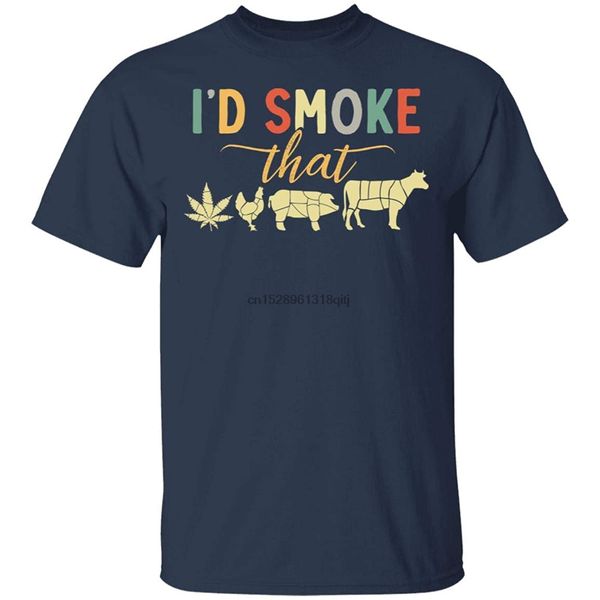 

truekool i'd smoke that bbq funny 420 day t-shirt