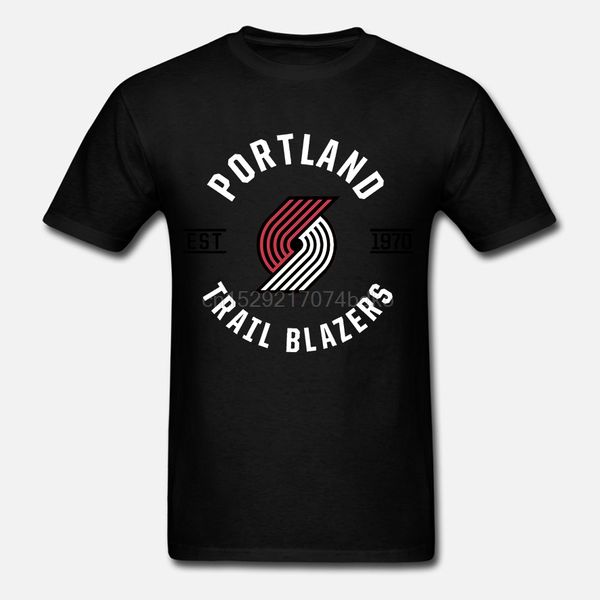 

portland trailblazers 2018-19 t-shirt game handout home opener blazers sga
