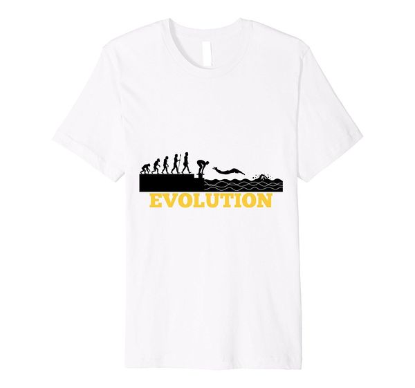 

funny evolution swimmings pool t-shirt swimes sporting lover gift sleeve harajuku cartoon hip hop shirt o-neck stylish