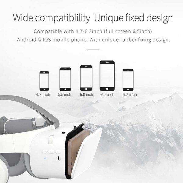 Freeshipping Bluetooth Sanal Gerçeklik Gözlük 3D VR Kulaklık Gözlük Google Karton İçin Akıllı Gözlük Viar Dürbünler