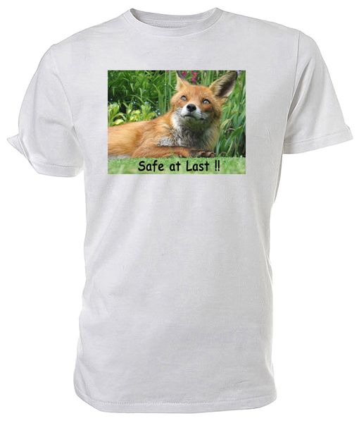 

fox тенниска, сейф наконец !, животных - выбор размера цвета