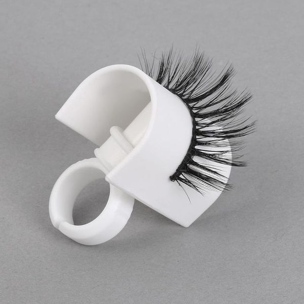 

1 set false eyelashes pallet ring durable tools eye lashes extension adhesive glue ring holder grafting makeup accessories tools