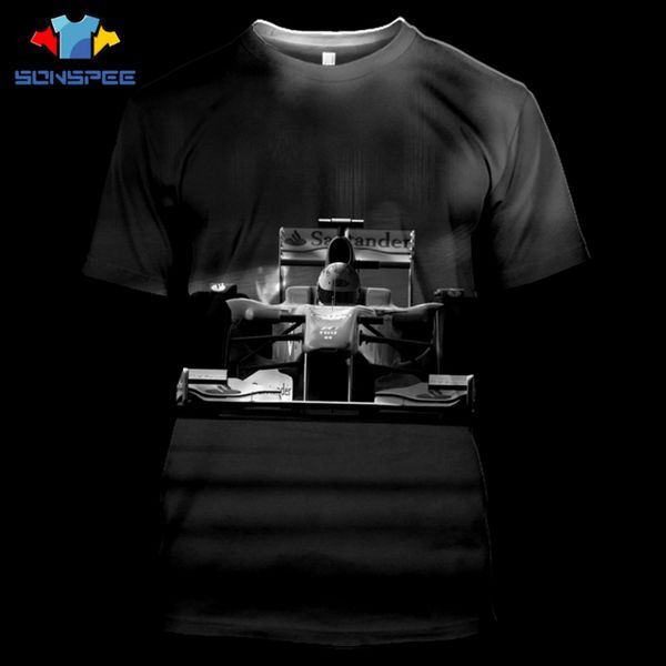 

f1 boys girls racing sportswear 3d print shirts plus size comics plus size men clothing