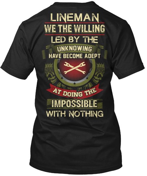 

мужчины футболка высокий lineman рубашка (3) женщины t-shirt