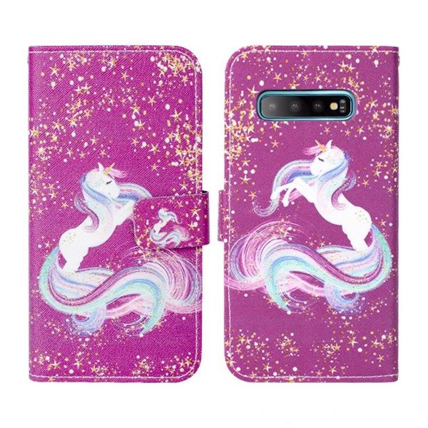 

for lg stylo 5 k40 wallet phone case printed cute pink pig pu leather stand flip cover