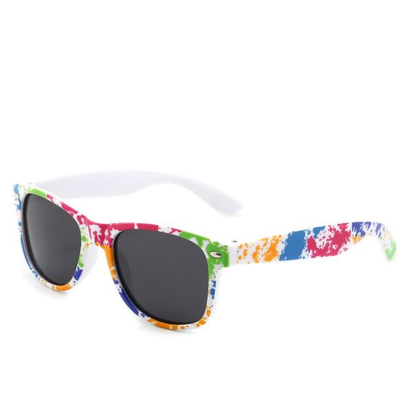 

sunglasses children's polarized boy fashion trend girl glasses western style trendy cartoon sun uv400 lens, White;black