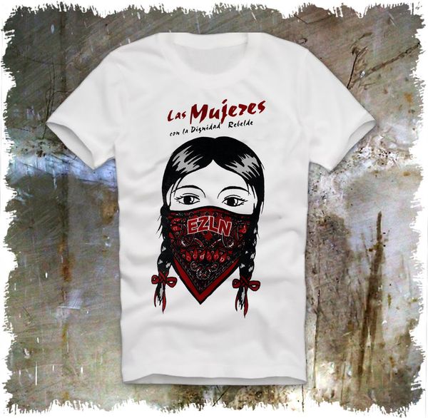

2019 new summer tee shirt funny t shirt zapatista army of national liberation guerilla rebel mexiko custom t-shirt