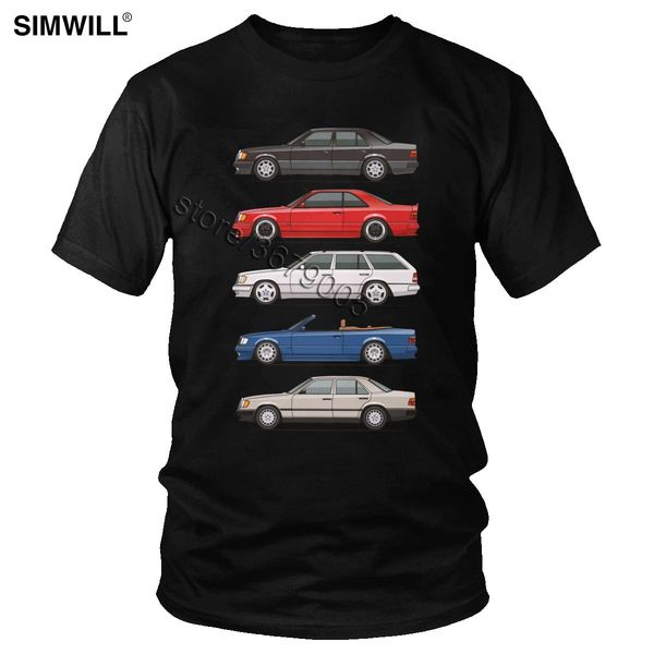

stack of classic car t shirt men summer cotton vintage antique car collection t-shirt short sleeves old school auto fan gift tee