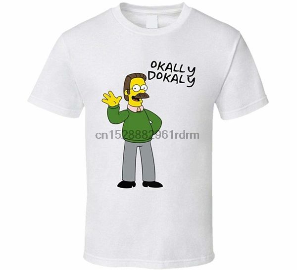 

одежда ned flanders мультфильм футболка 8088