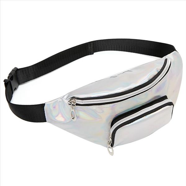 

women waist bag fashion sequin fanny pack running belt money pouch holiday bag travel phone chest teenager girl fanny packs l5