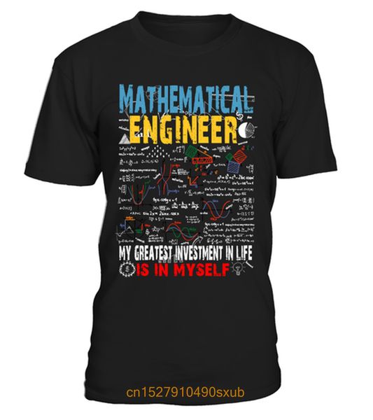 

men tshirt mathematical engineer t shirt rundhals t-shirt unisex