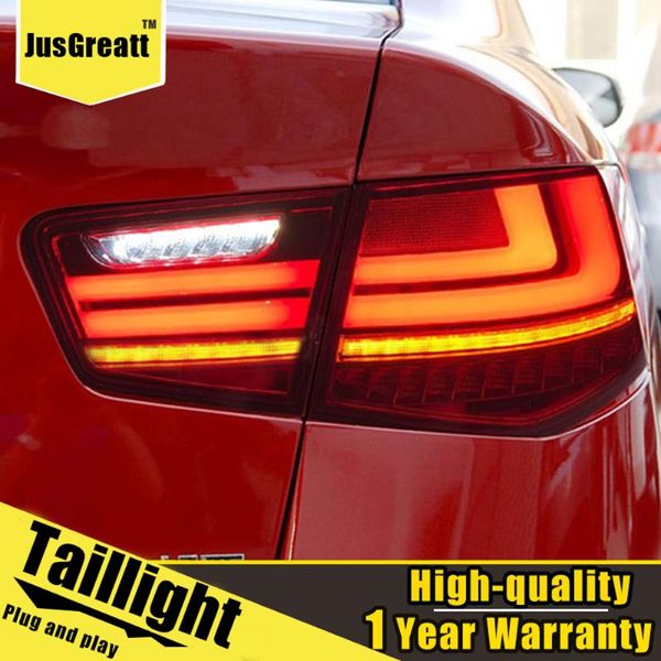 

2pcs car styling for kia forte 2010-2013 tail lights assembly all led rear lamp+ dynamic turn signal +reverse light