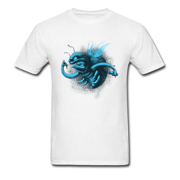 

2018 short sleeve printed t shirt white and blue 100% cotton crew neck mens & tees normal & tees summer autumn