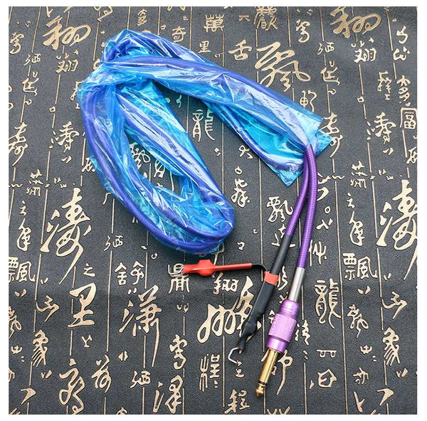 

new 100pcs tattoo machine bags clip cord sleeves disposable plastic cover bag