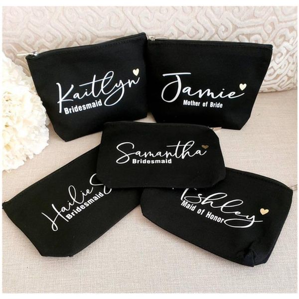 

cosmetic bags & cases personalized gold foil cosmetic,name organizer makeup bag,bridal party favor,bridesmaid proposal make up bag mom valen