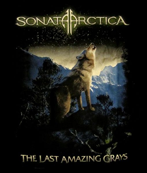 

sonata arctica cd cv last amazing grays 2010 tour official shirt last xl new oop
