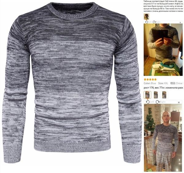 

men s round neck warm sweater plus size fashion men long sleeve pullover sweater for male clothing -3xl spring003, White;black