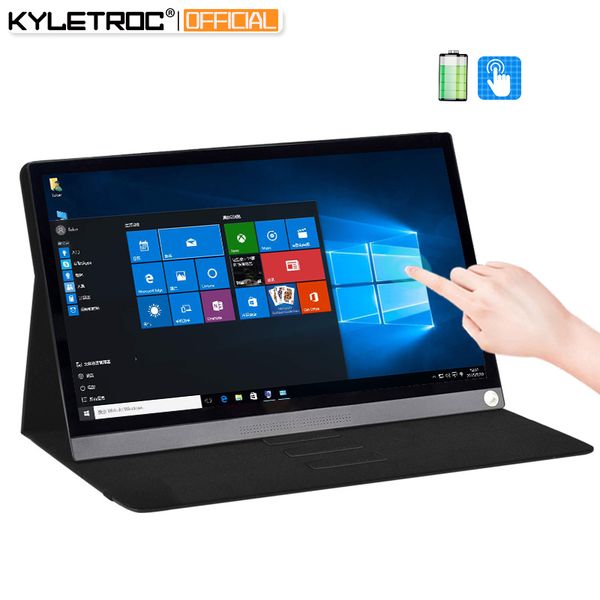 

12.5inch 15.6inch battery touching ips lcd portable monitor usb type c hdmi for lapphone xbox switch ps4 gaming monitor