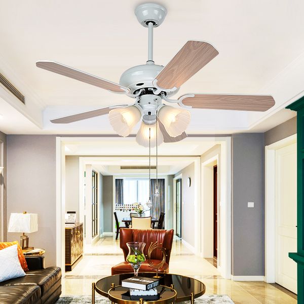

electric fans simple retro ceiling fan light pendant lamp dining room living bedroom e27 creative 220v