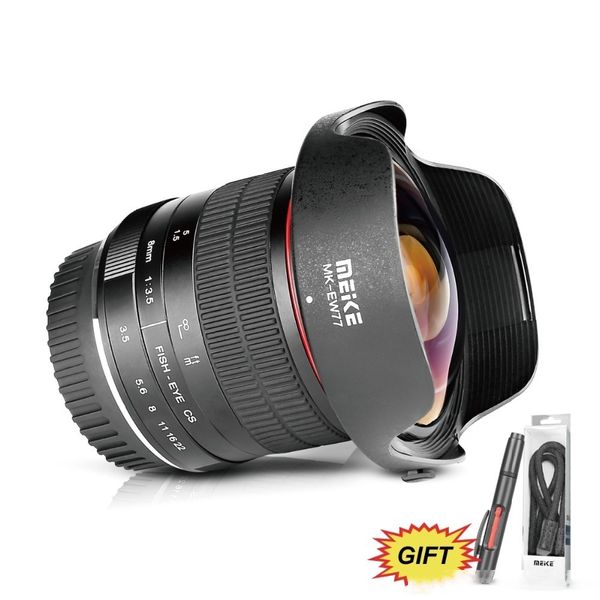 

mk 8mm f3.5 ultra wide fisheye lens for nikon dslr camera d500/d7200/d5500/d3400/d3200/d3000with aps-c/full frame gift