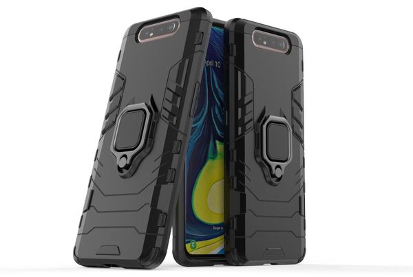 

2 in 1 hybrid armor ring shockproof phone case for samsung a80 m40 a60 a40 a70 a10e m30 a2 core a20e a20 a50