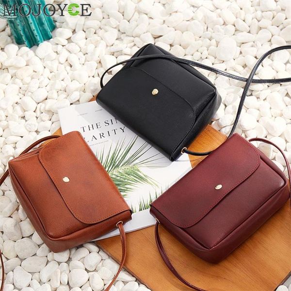 

vintage solid girls shoulder bag female fashion handbags women leather small flap satchel crossbody bag bolsa feminina