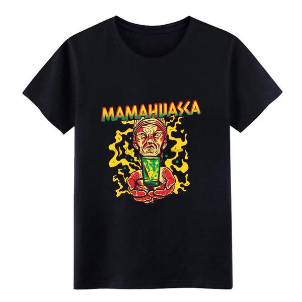 

ayahuasca shaman design mamahuasc t shirt men printed cotton s-3xl pictures graphic fashion spring autumn letter shirt