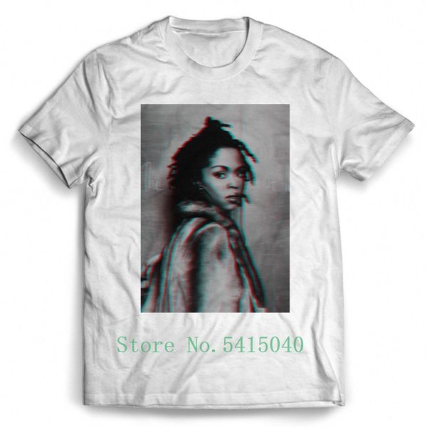 

lauryn hill glitch effect man woman t-shirt new cotton 100% cotton pop man tee