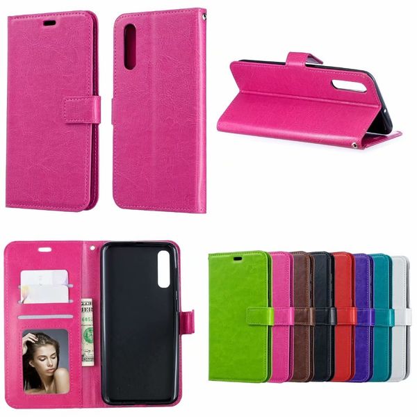 

for samsung s10 plus 5g e crazy horse wallet leather phone case a9 2018 a70 m30 m20 m10 a50 a40 a30 a20 a10