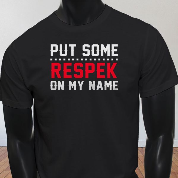 

new spring high-elastic cotton birdman cash money put some respek on my name mens black t-shirt summer t-shirt