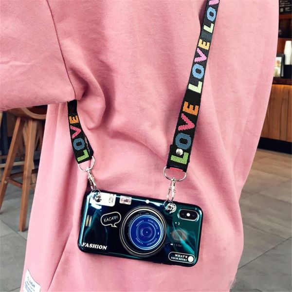 

3d retro camera lanyard designer phone case for iphone 11 pro max case iphone 11 case for fashion fold holder silicone iphone 11 pro