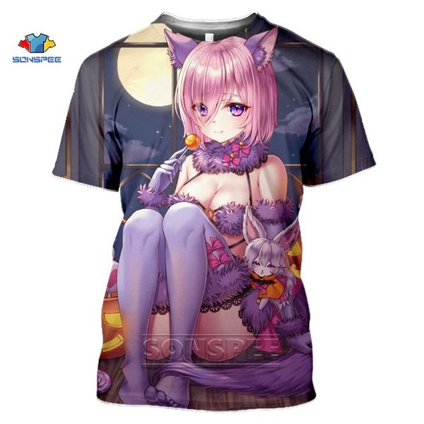 

anime cosplay costume game fate grand order 3d print shirts plus size funny funny men clothing