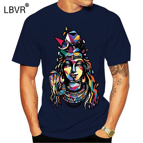 

promotion 2019 summer funny hindu shiva the god t shirts men short sleeve o-neck t-shirts premium cotton tee clothes china