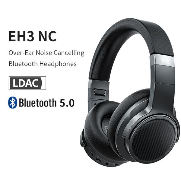 

headsets fiio eh3nc bluetooth 5.0 over the ear hi-fi deep bass headphones with aptx ll/aptx hd/ldac/mic eh3 nc