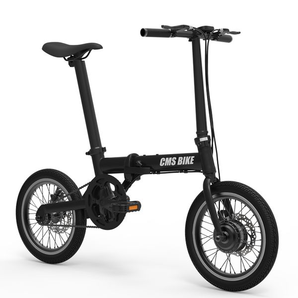 

foldable e-bike 16 "bikes36v 250w battery hidden foldable bike aluminum alloy, Silver;blue