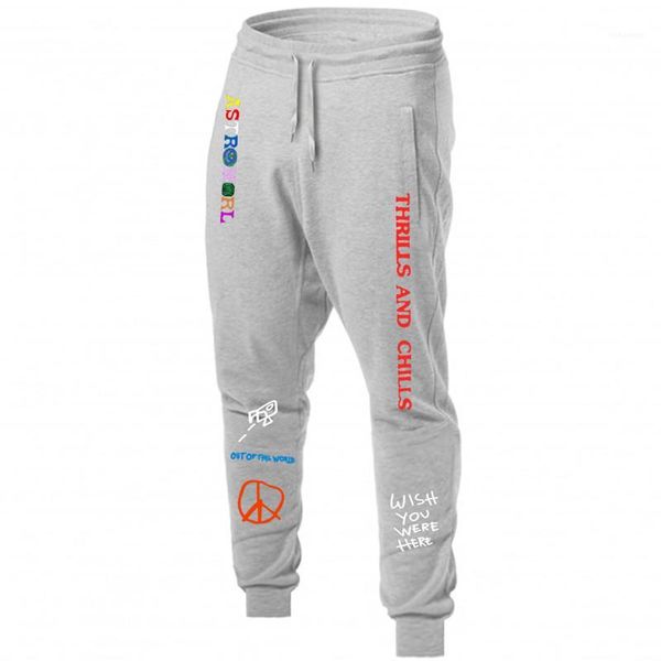

hiphop male trousers cartoon loose elastic waist relaxed pants with pockets tsa mens sports pants letter printed, Black