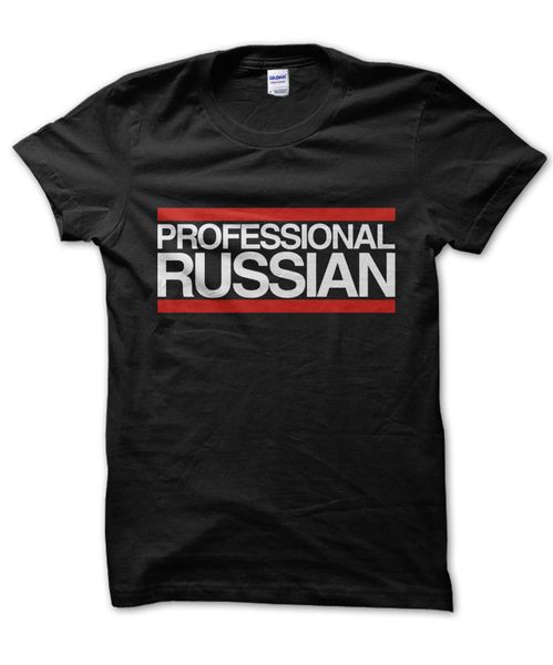 

professional russian tshirt funny joke russia shirt funny nerd present cotton t-shirt fashion t shirt ing