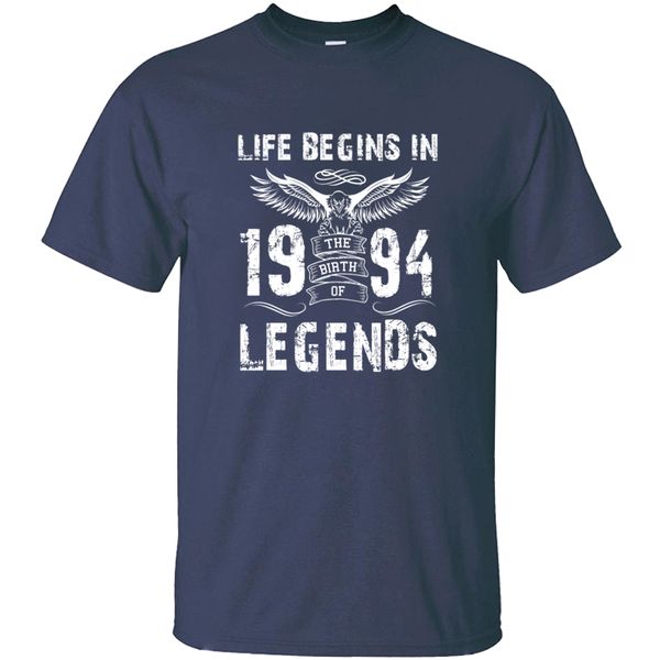 

new style fashion life begin in 1994 legends t shirt man anti-wrinkle round neck streetwear comics t-shirts tee top