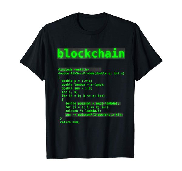 

blockchain technology tshirt bitcoin cryptocurrency code tee