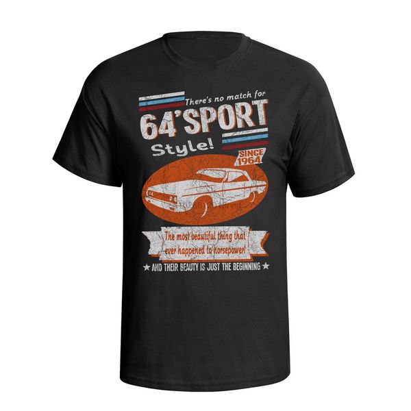 

pontiac gto convertible sport 64 ретро стиль mens автомобиля t-shirt