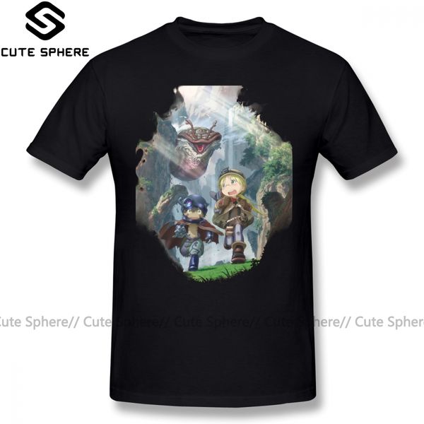 

made in abyss t shirt made in abyss t-shirt funny printed tee shirt short-sleeve 100 percent cotton plus size men summer tshirt